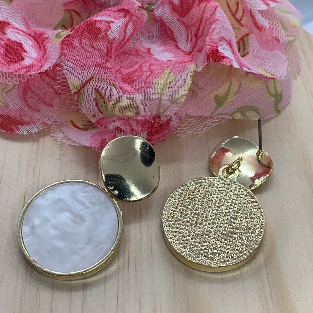 Big Acrylic Earrings - Picture 3 of 4